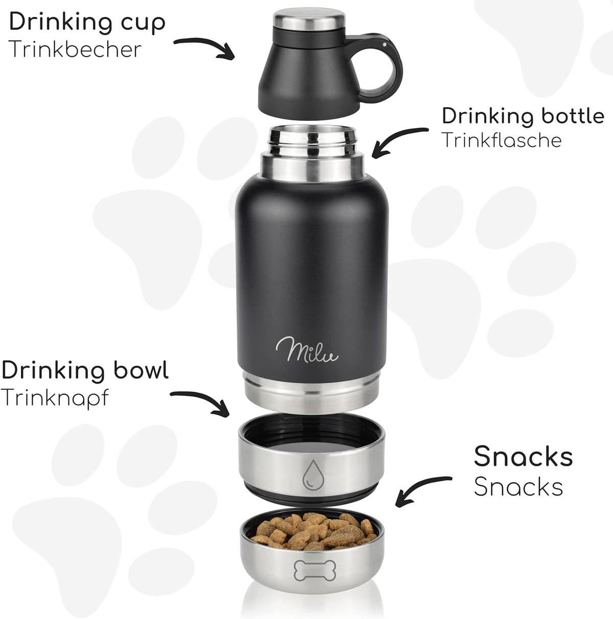 Hundetrinkflasche 950ml personalisiert