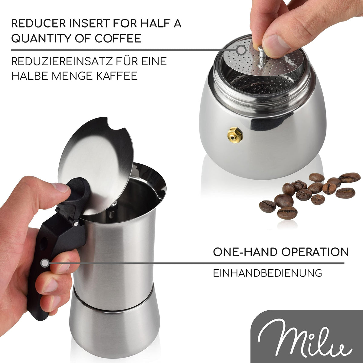 Espressokocher Induktion geeignet personalisiert