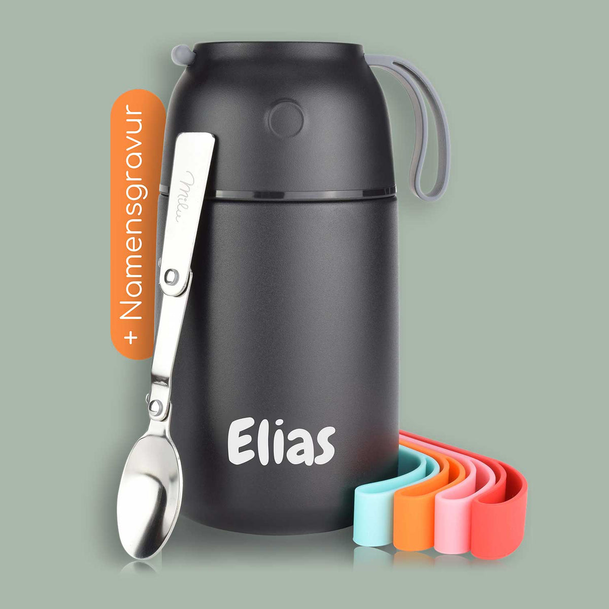 Thermobehälter 450ml - 800ml personalisiert