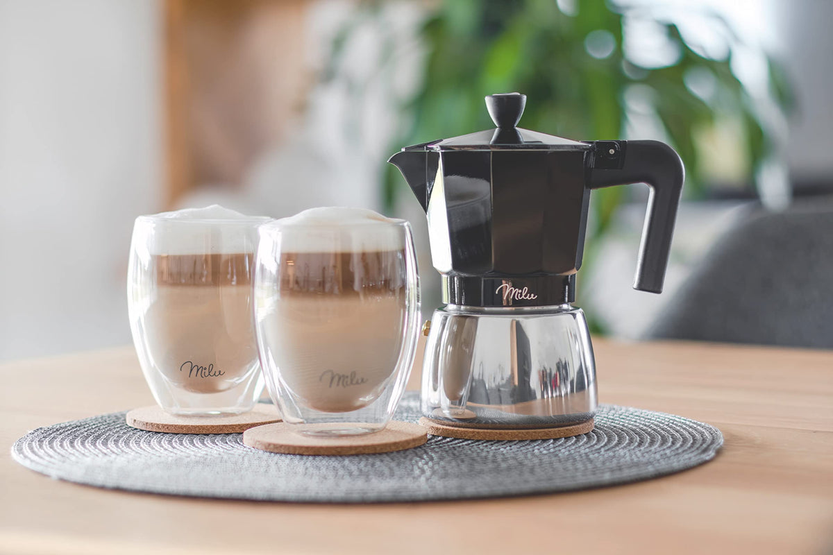 Espressokocher Induktion geeignet 3 - 9 Tassen
