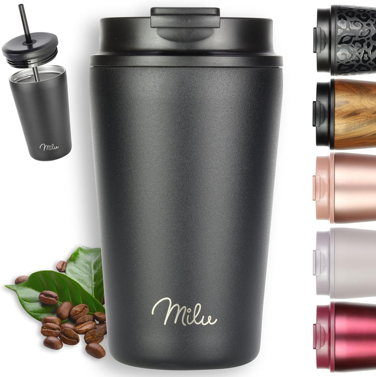 Ersatzdeckel für Milu Thermobecher 300ml 400ml 500ml