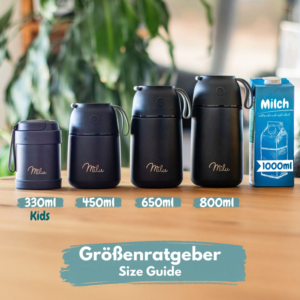 Milu® Thermobehälter für Essen Kinder (300 ml)