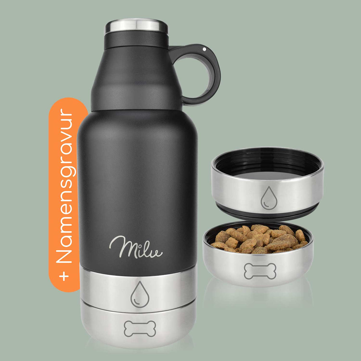 Hundetrinkflasche 950ml personalisiert