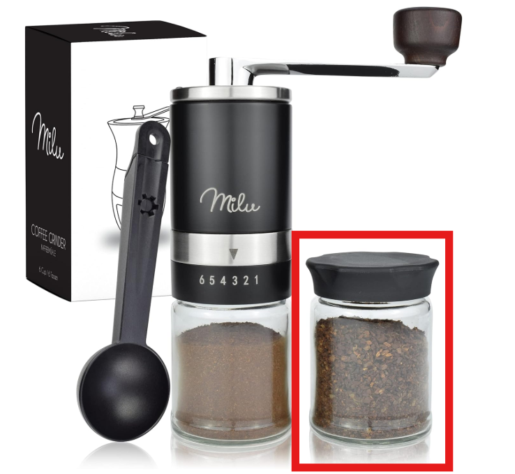 Ersatzglas für Milu Manuelle Kaffeemühle KM02