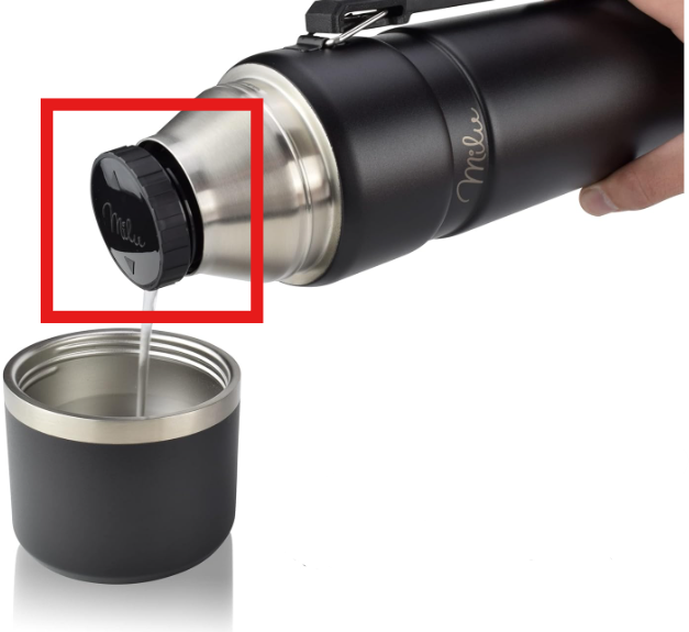 Ersatzverschluss für Milu Edelstahl Thermoskanne 1000ml (T4.1)