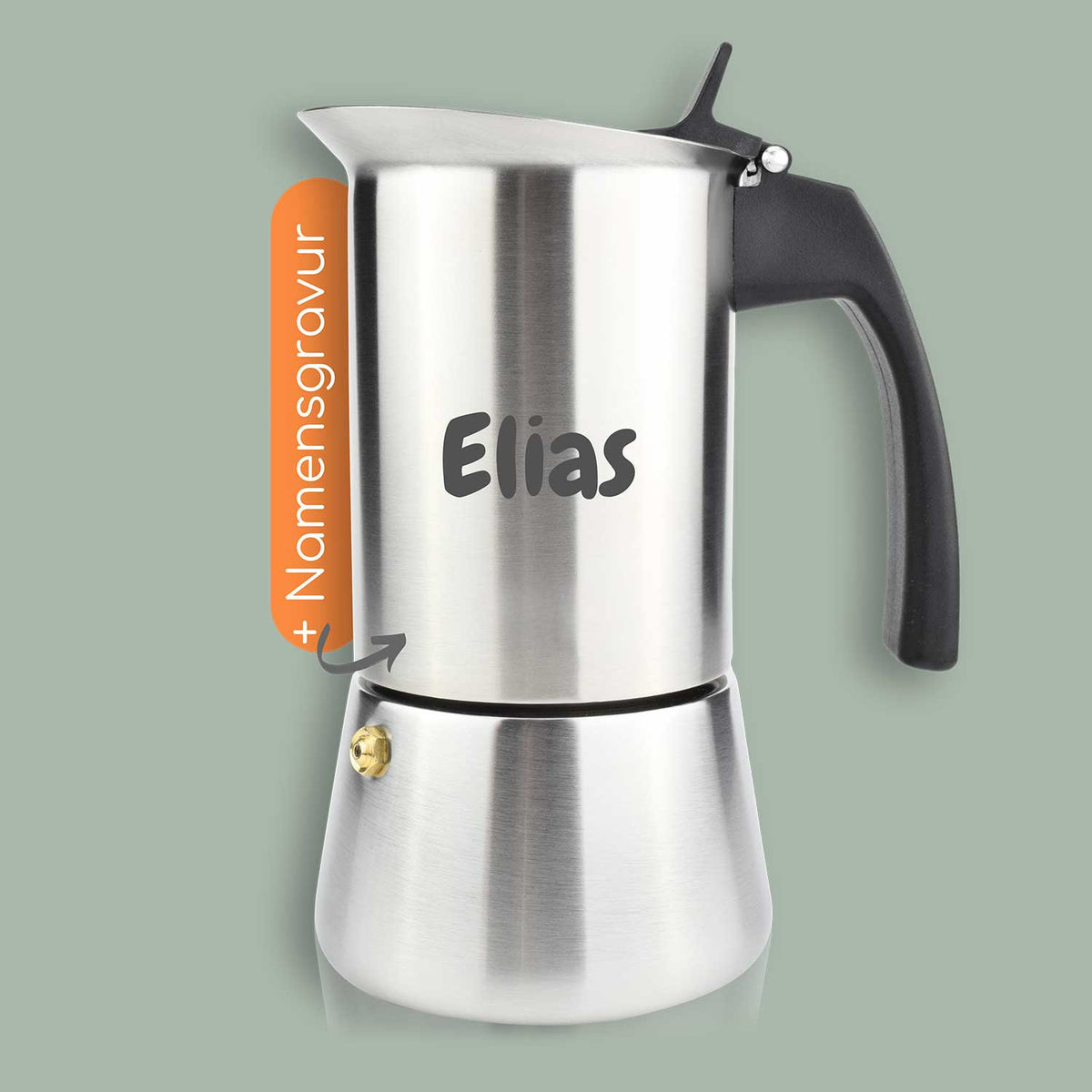Espressokocher Induktion geeignet personalisiert